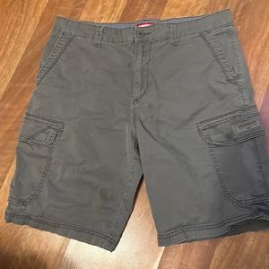 Cargo shorts, dark grey, size 36